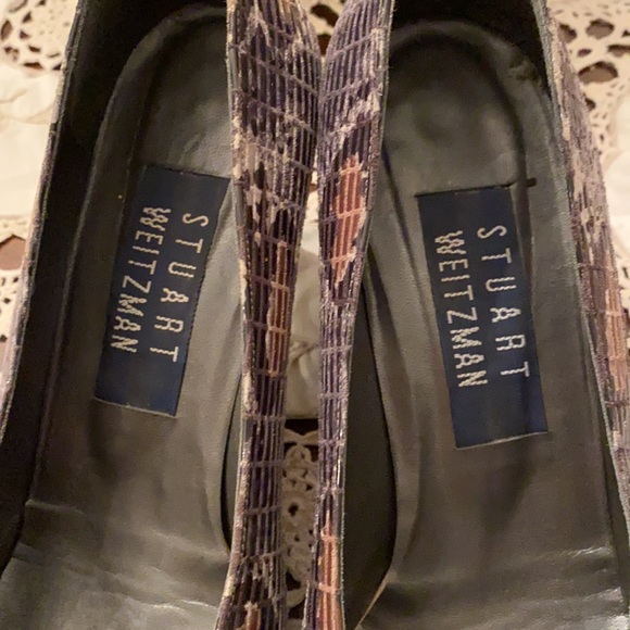 Vintage Stuart Weitzman size 7 snake skin heel - Picture 3 of 6